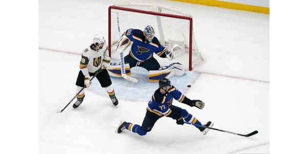 De wedstrijd tussen Vegas Golden Knights en Saint Louis Blues dit seizoen